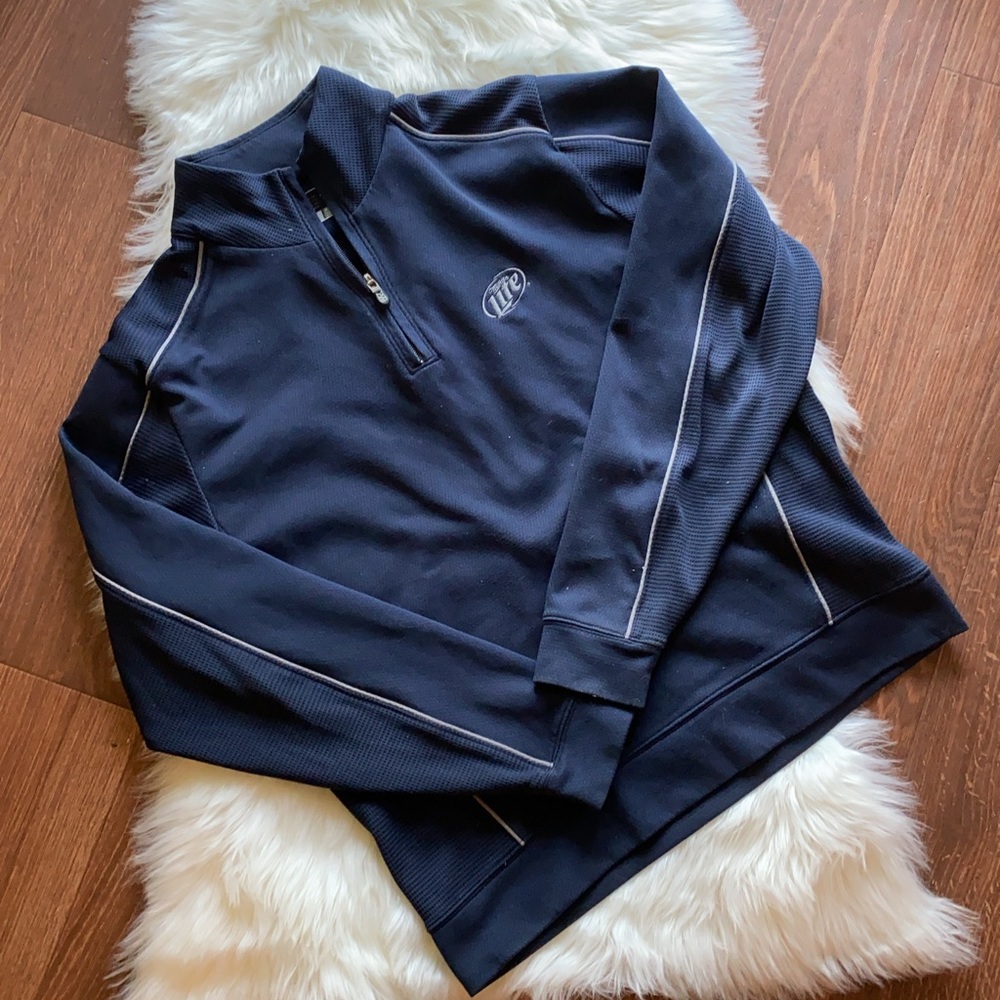 Miller lite men’s medium pullover jacket